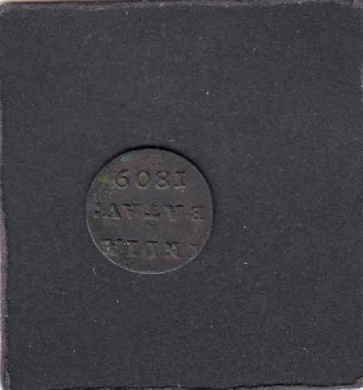 Beschrijving: 1/2 Duit (S563)
